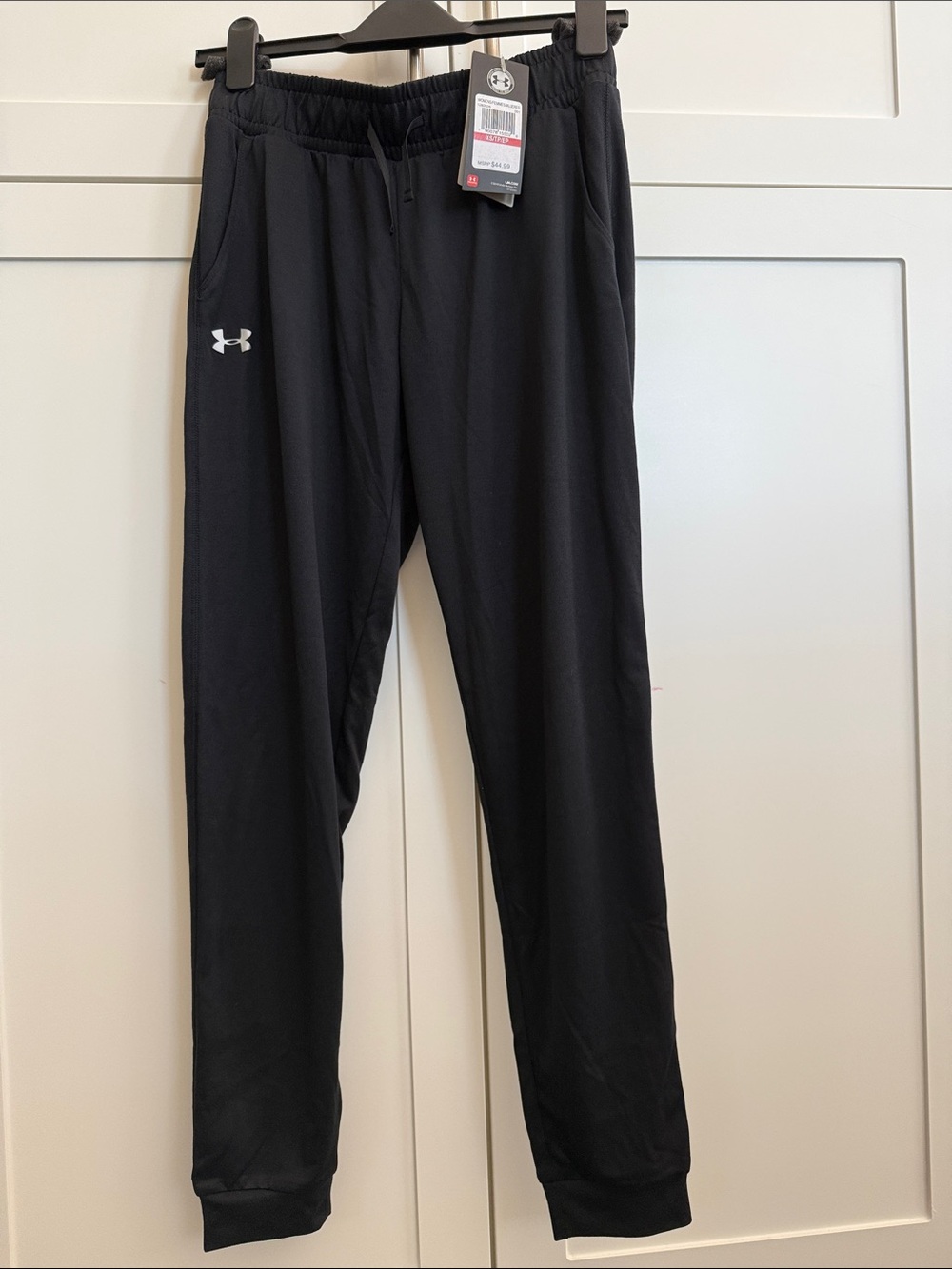 Under Armour Black Women's Jogger Track Pants with Logo Extra Small XS - Picture 1 of 6